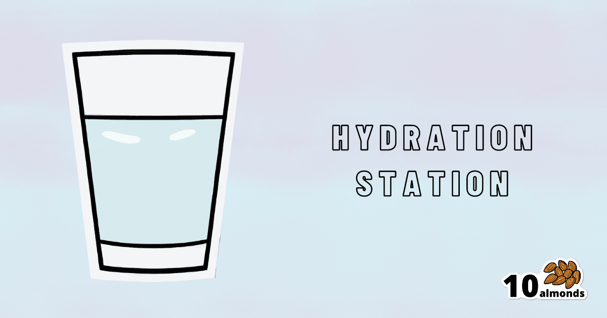 A glass of water, providing much-needed hydration during times of thirst.