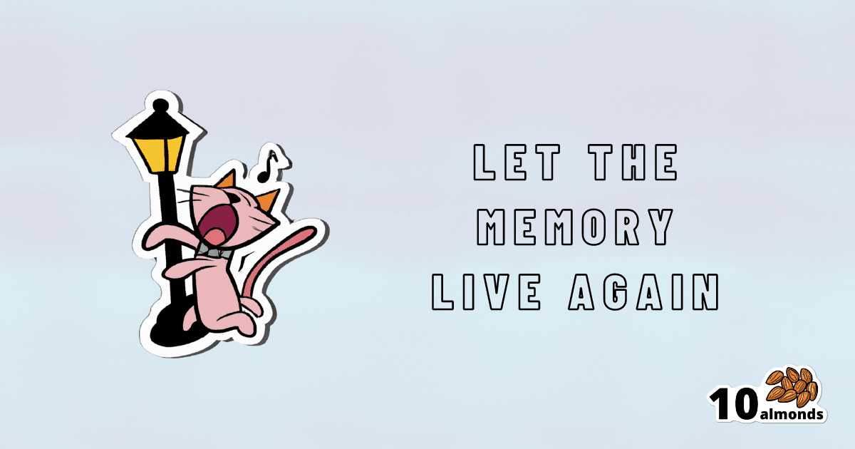 Boost your memory sticker, let the memories live again.