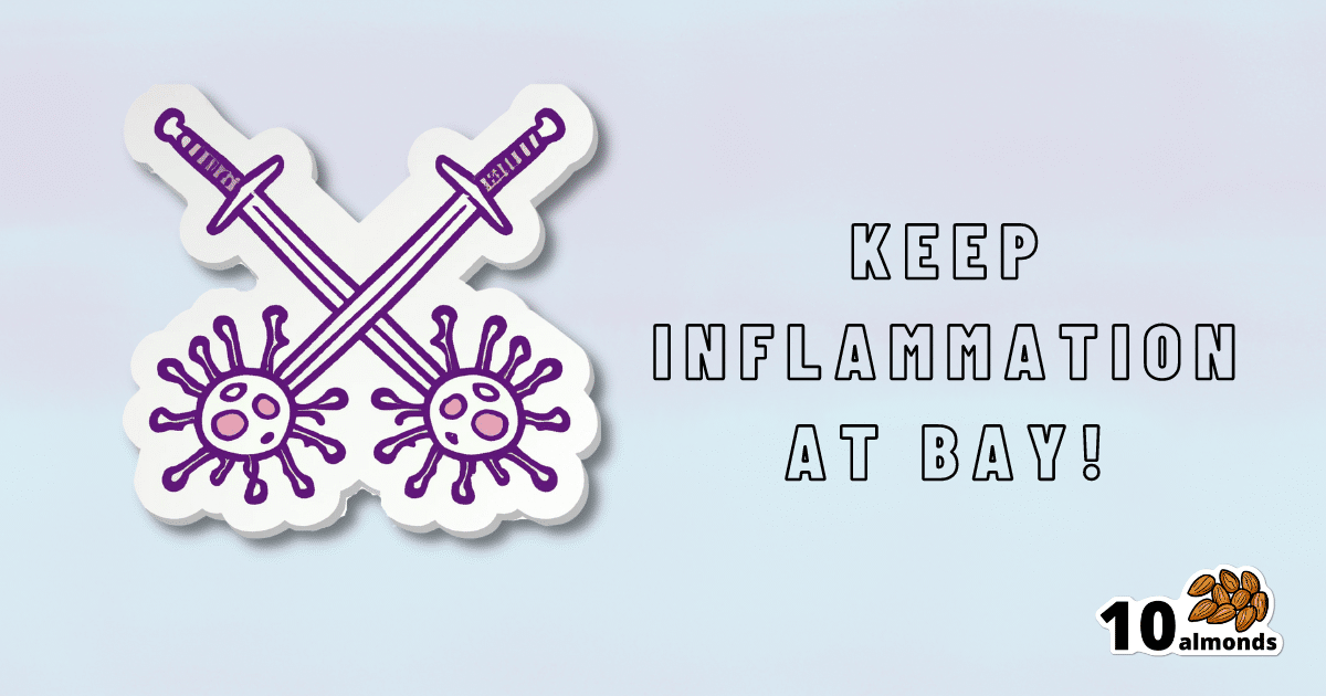 Keep inflammation at bay with our new sticker.