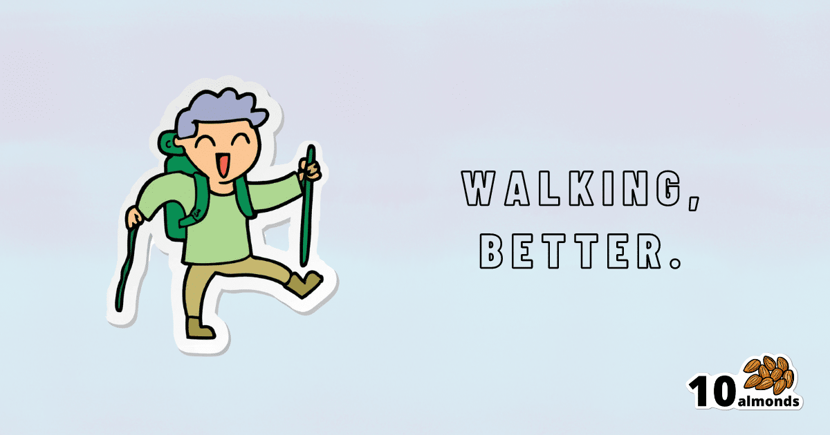 Walking sticker.
