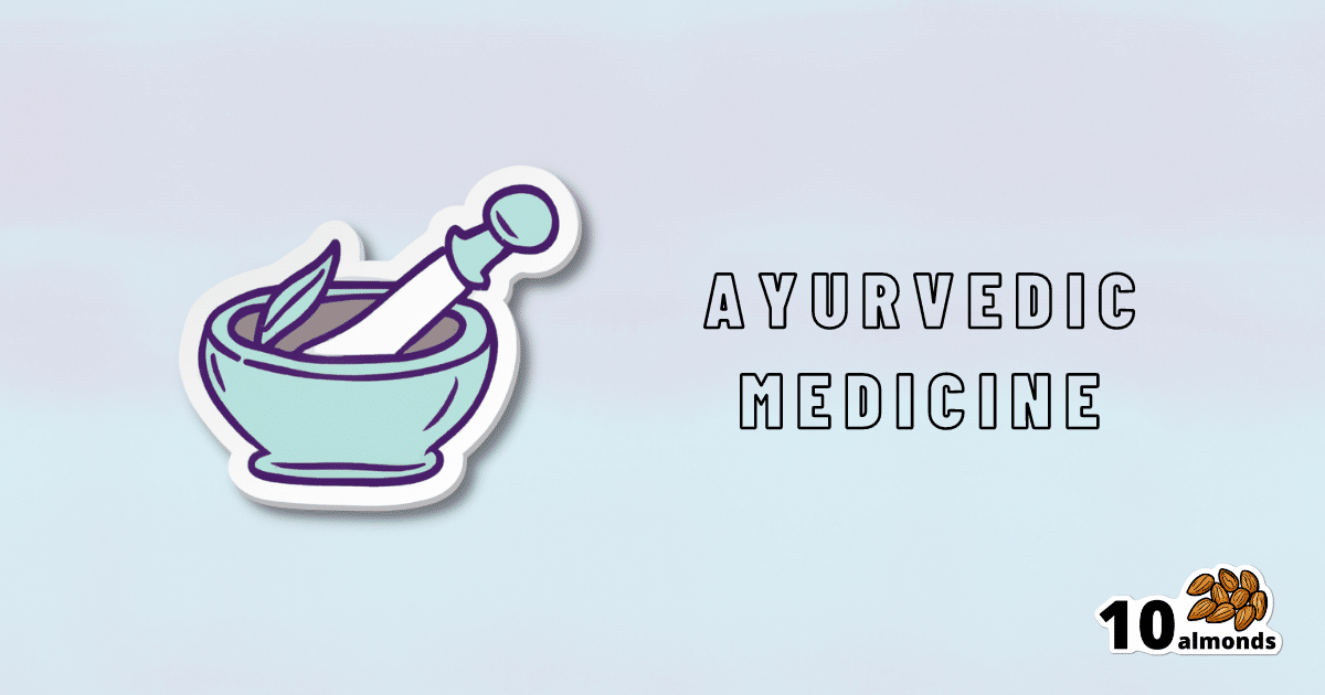 An ayurvedic sticker highlighting the contributions of ayurveda to the field of medicine.