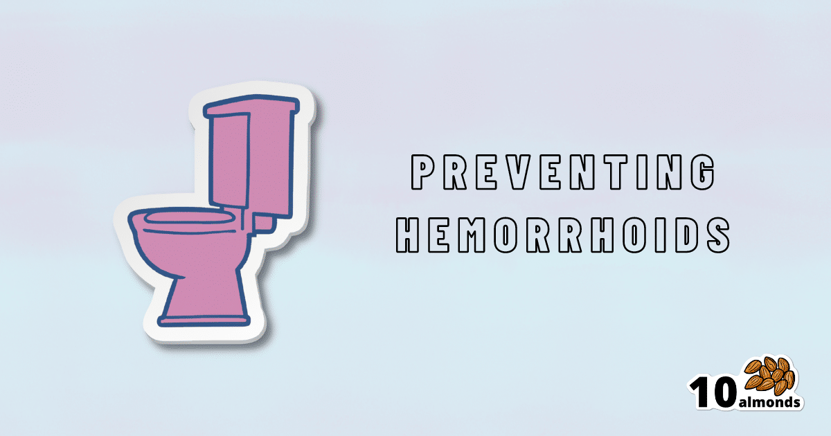 A sticker preventing hemorrhoids for Americans.