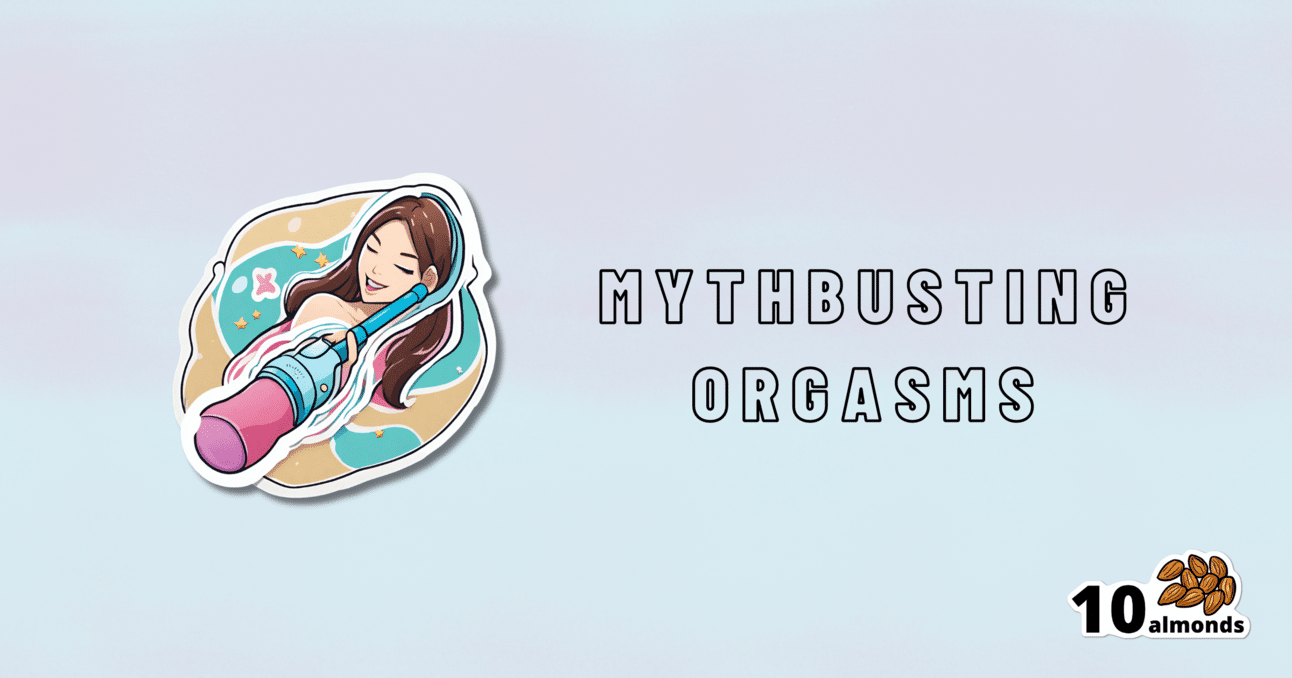Debunking myths - a sticker featuring the words 'mythbusting orasis'.