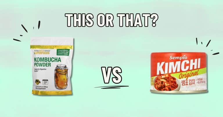 Kimchi versus kombucha powder: a comparison of healthier fermented food products.